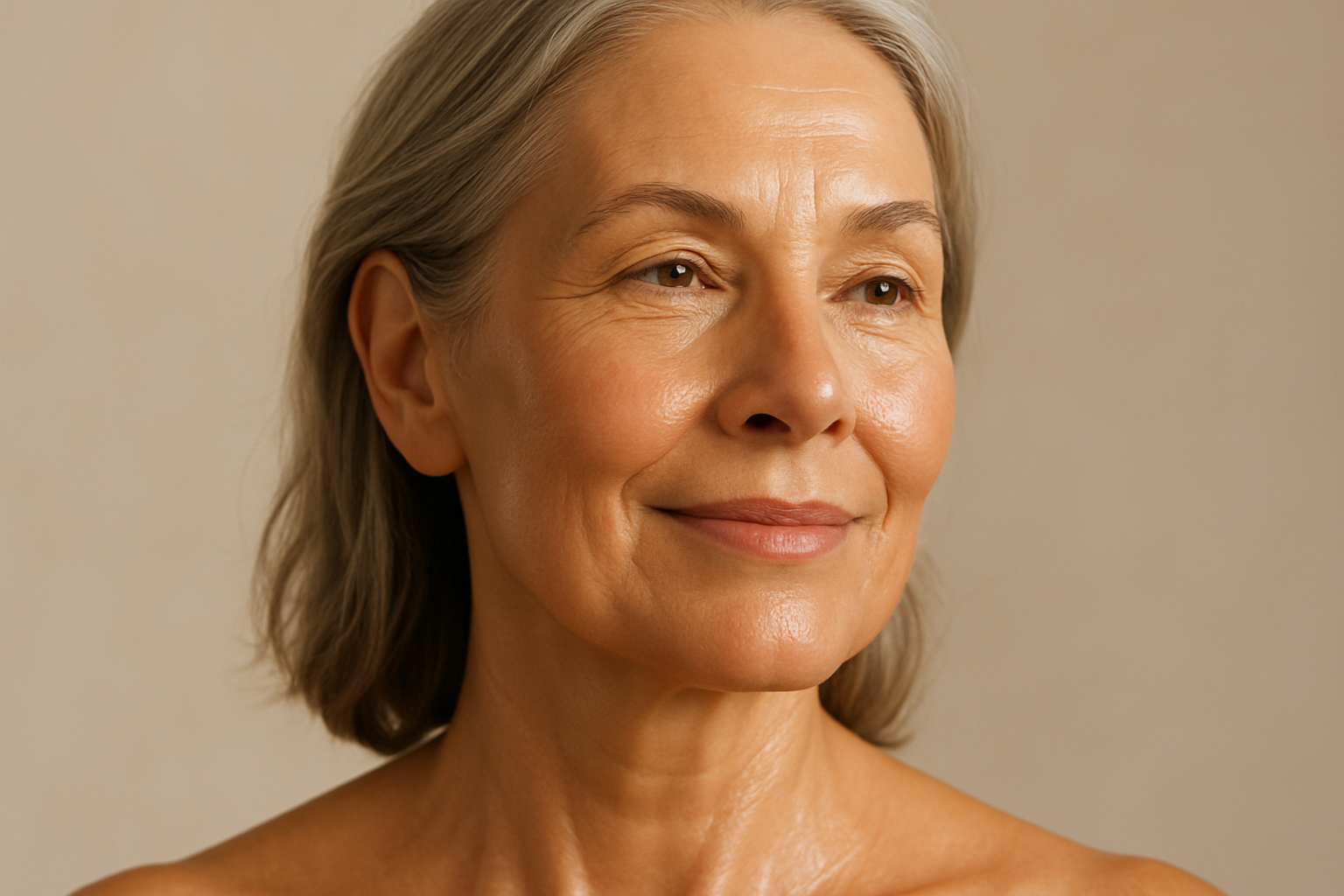 mature healthy skin