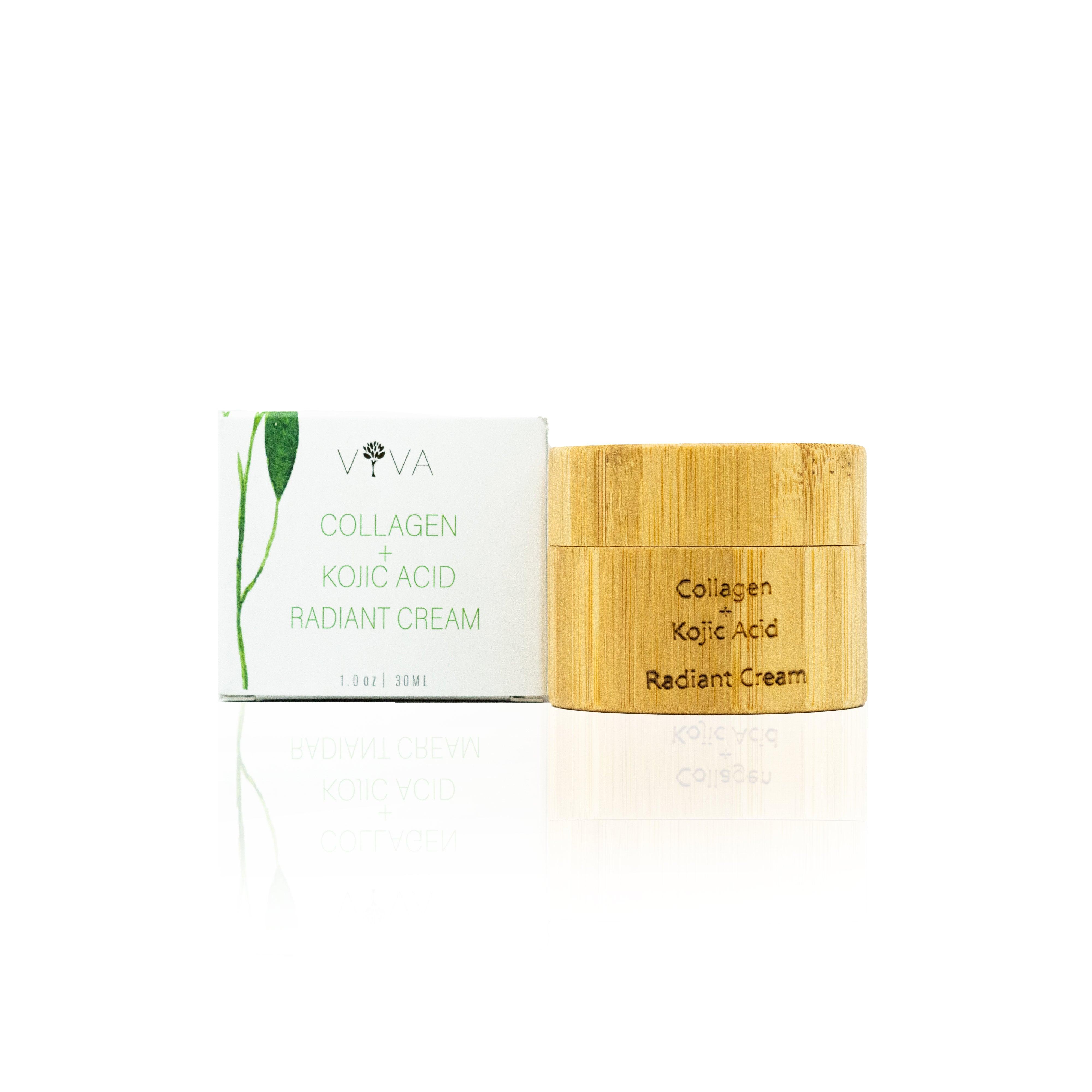 Collagen and Kojic Acid Radiant Cream - Viva Health Skincare